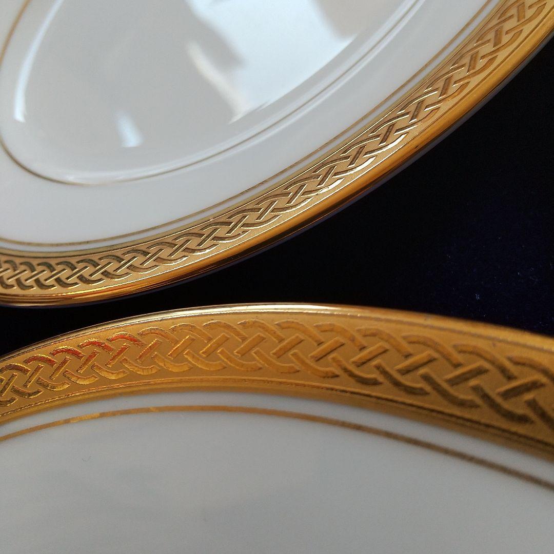 未使用 9枚 ノリタケ GOLD RlDGE 大皿 4枚 中皿 5枚