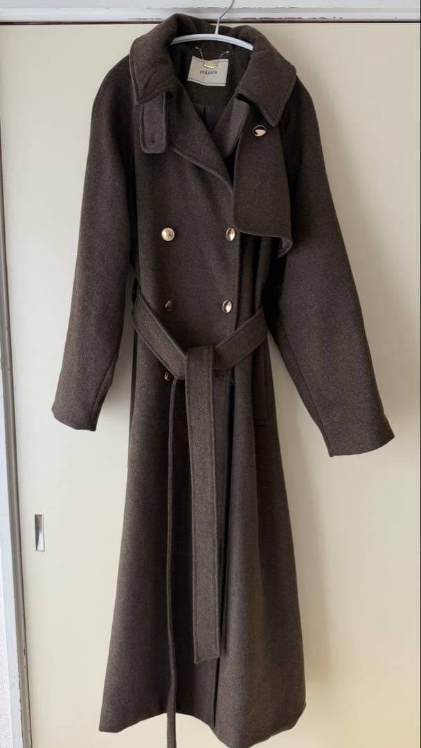 Polaura MANY WAYウールロングトレンチコート