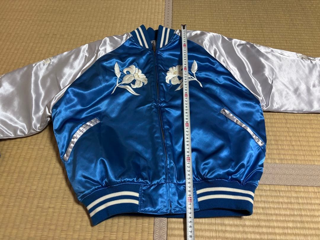 横須賀プリンス商会　スカジャン　百合　刺繍