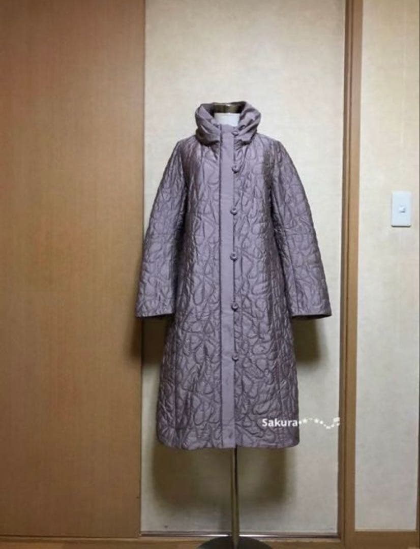 HIROKO KOSHINO❁︎キルティング 中わた ロングコート❁︎ヒロココシノ