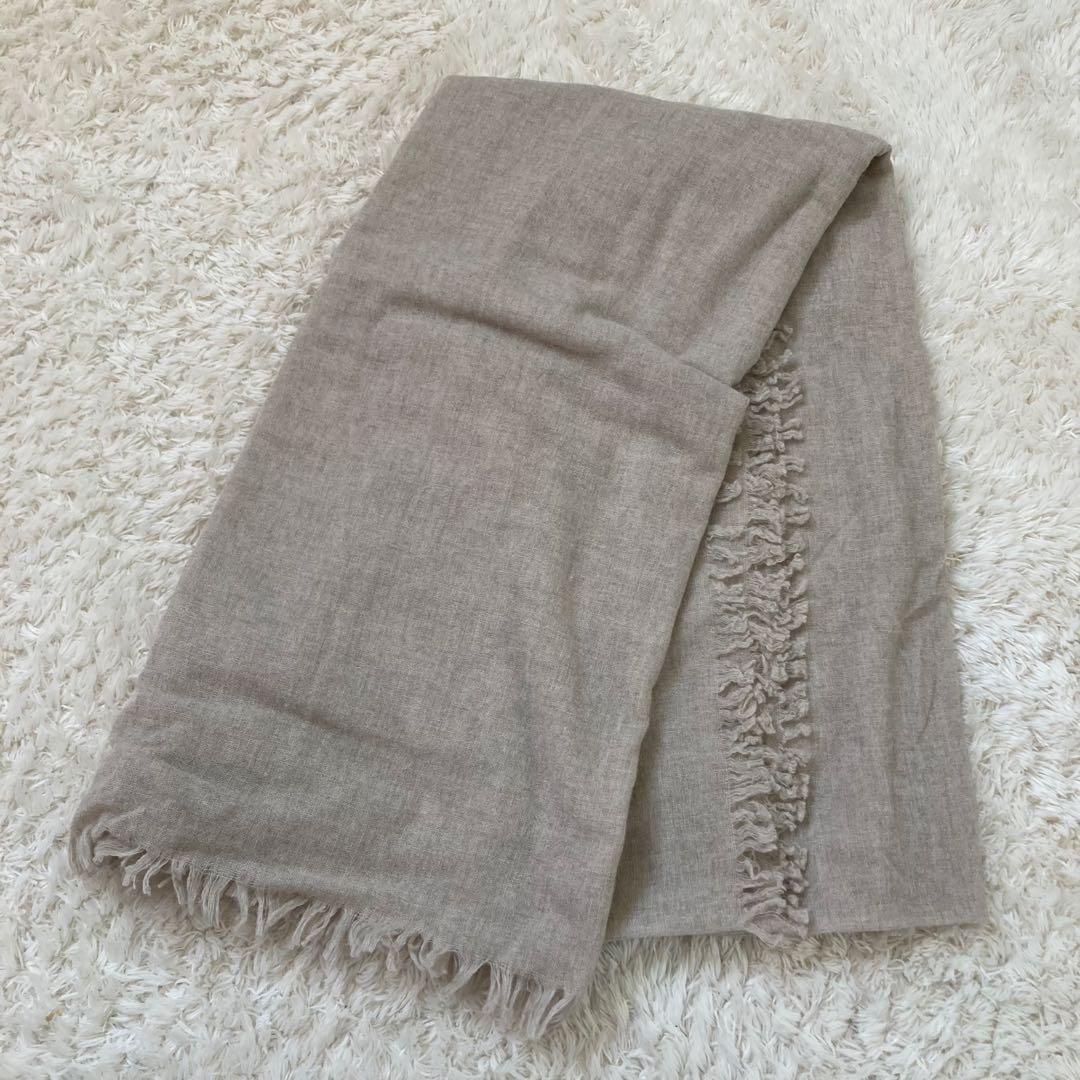 ASAUCE MELER【25F/W】ファインラムエアリーソリッドウールストール