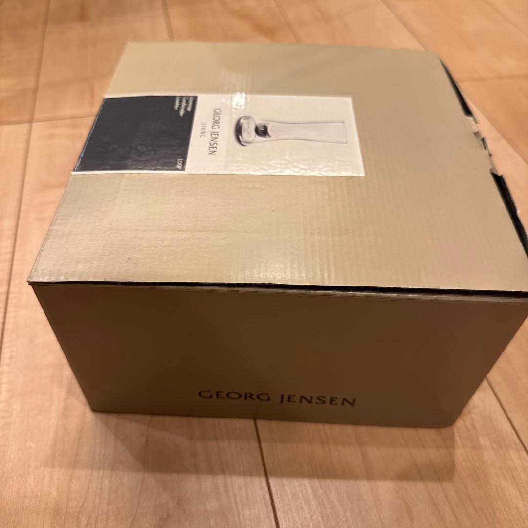 デンマーク　ジョージジェンセン　キャンドルホルダー　北欧デザイン　未使用　蝋燭付