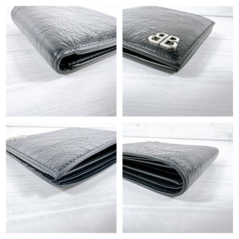 バレンシアガ モナコ MONACO スクエア フォールドウォレット 二つ折り財布