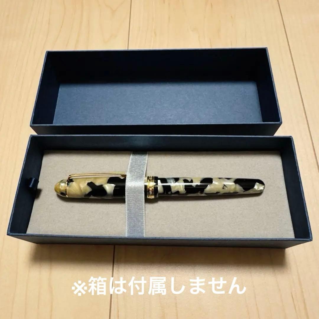 【未使用品】プラチナ万年筆　セルロイド　イシガキ　センチュリー3776 M字