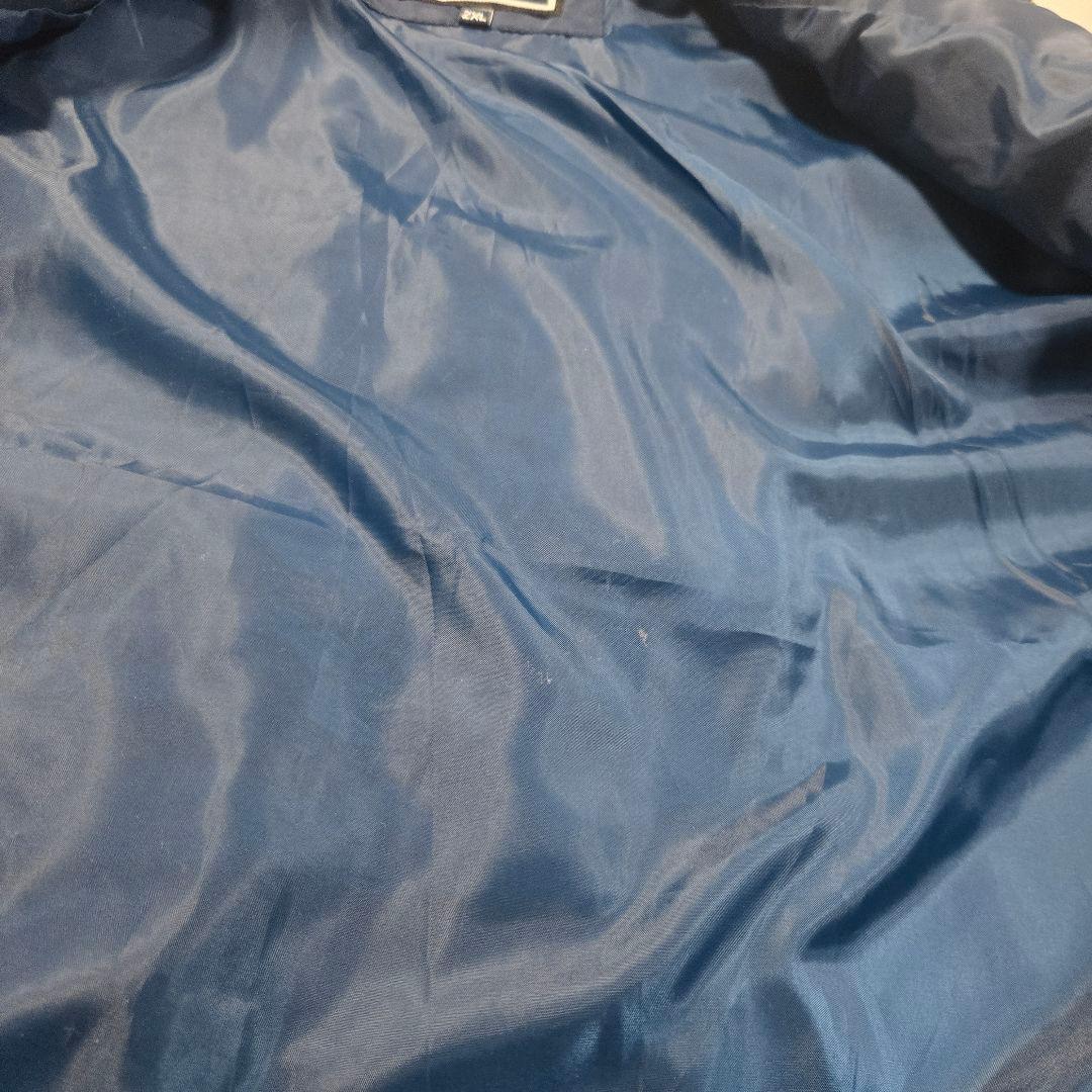 七福神 刺繍 MA-1 スカジャン フライト ジャケット ネイビー JAPAN