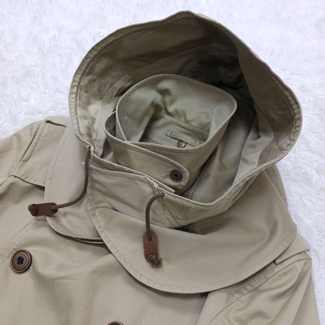 ✨レアデザイン✨アクアスキュータム　トレンチコート　フード付き　36