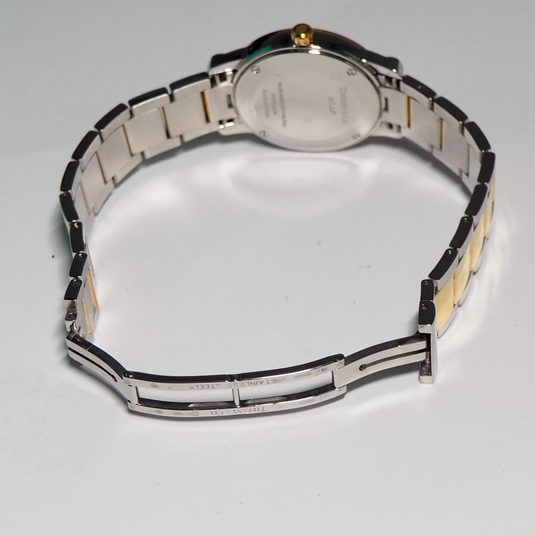 美品 ティファニー TIFFANY アトラスドーム コンビ 腕時計 箱 H237