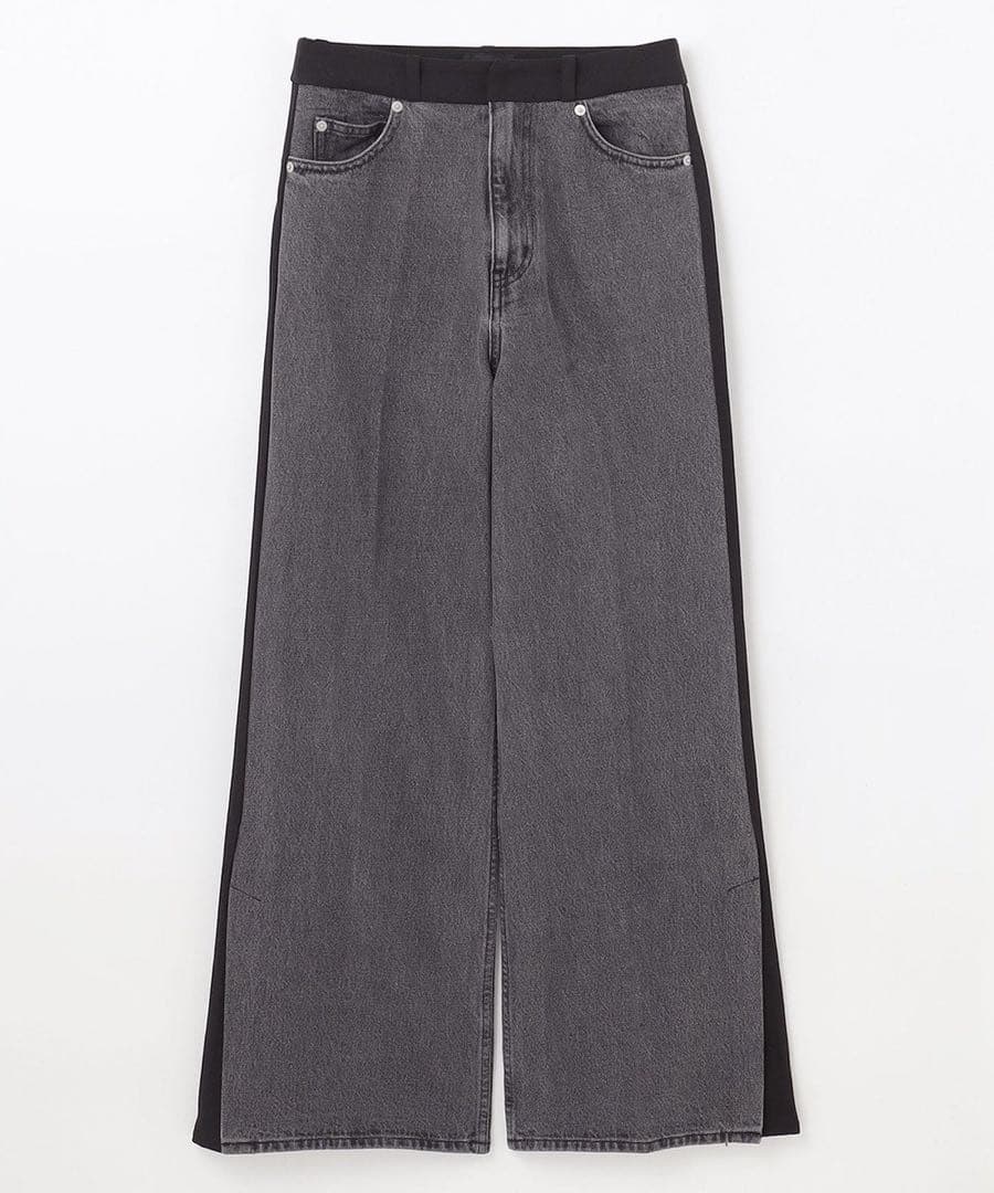 グレースコンチネンタル　サイド切替デニムパンツ