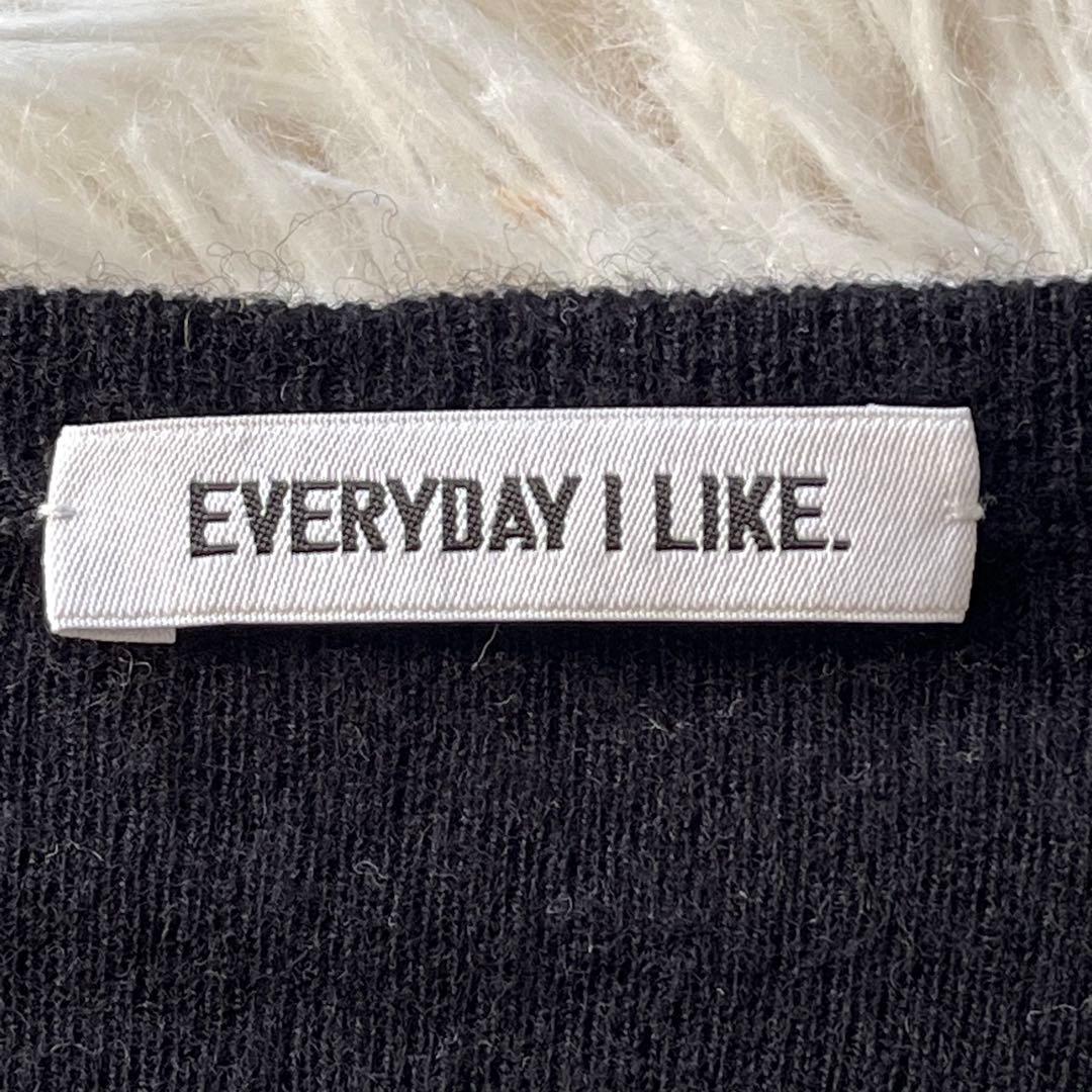 ★美品★EVERYDAY I LIKE ドゥーズィエムクラスカシミア混BK