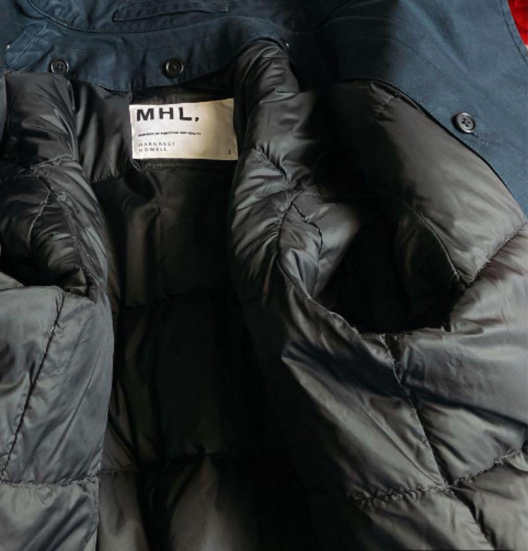 MHL マーガレットハウエル ダウンライナー付き ステンカラーコート Aライン