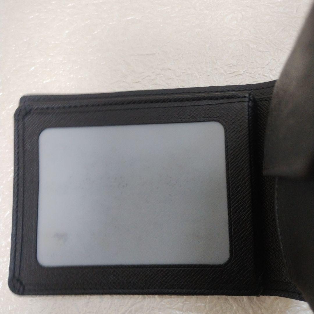 Louis Vuitton 新古品 ダミエ ブラック 二つ折り財布