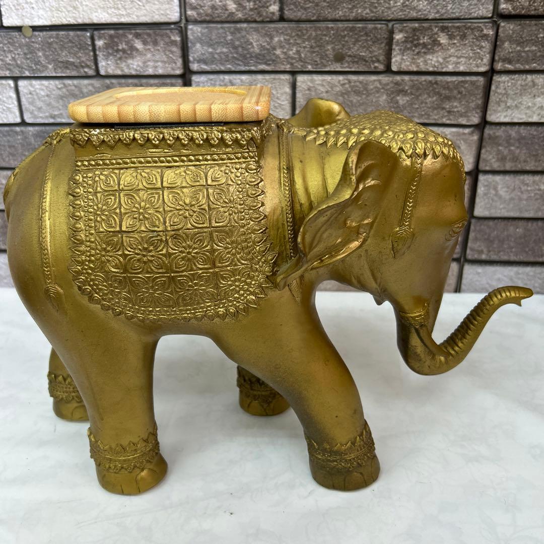 真鍮　ゾウ　置物　インテリア アンティーク