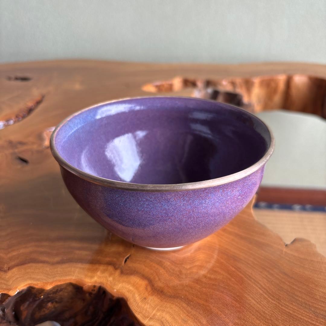 孔雀天目茶碗 橋本永豊造 抹茶碗 茶道具 共箱