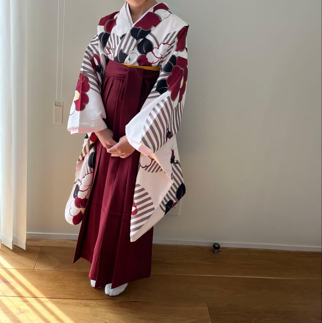 【お値下げ】卒業式　小学生袴4点セット