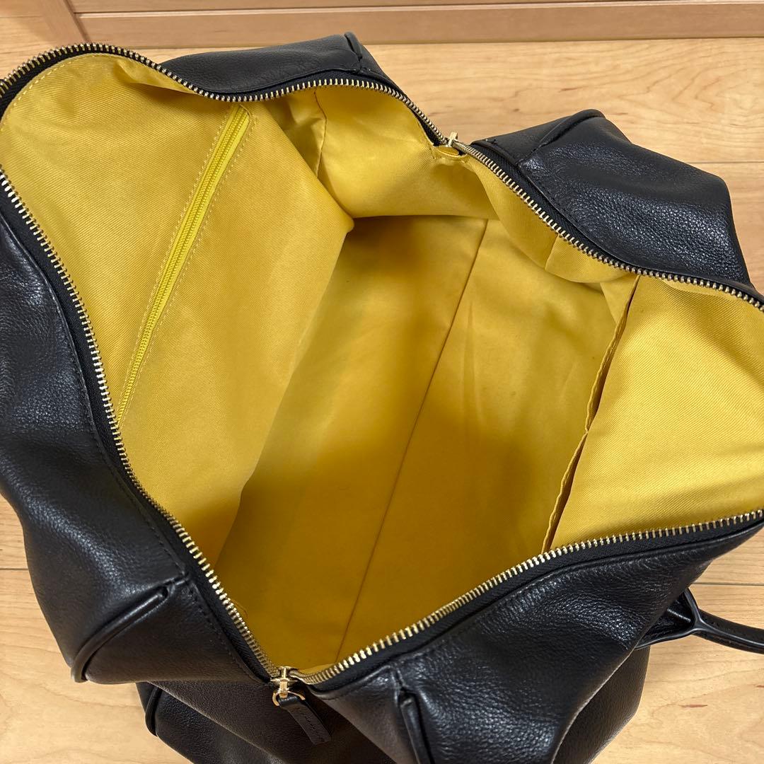 PAPILLONNER パピヨネ レザーボストンバッグ軽量ユニセックス