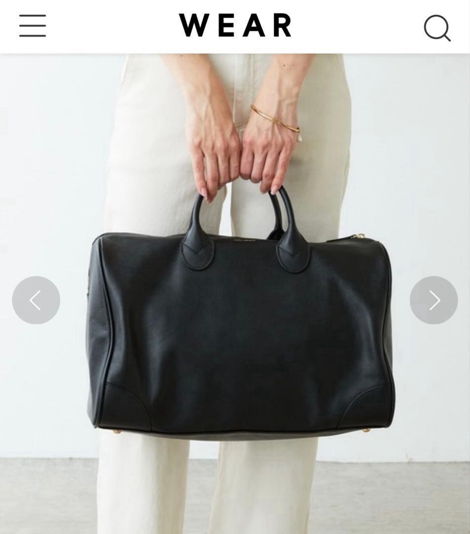 PAPILLONNER パピヨネ レザーボストンバッグ軽量ユニセックス