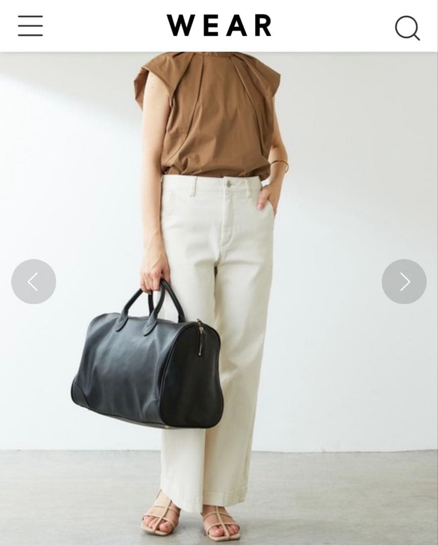 PAPILLONNER パピヨネ レザーボストンバッグ軽量ユニセックス