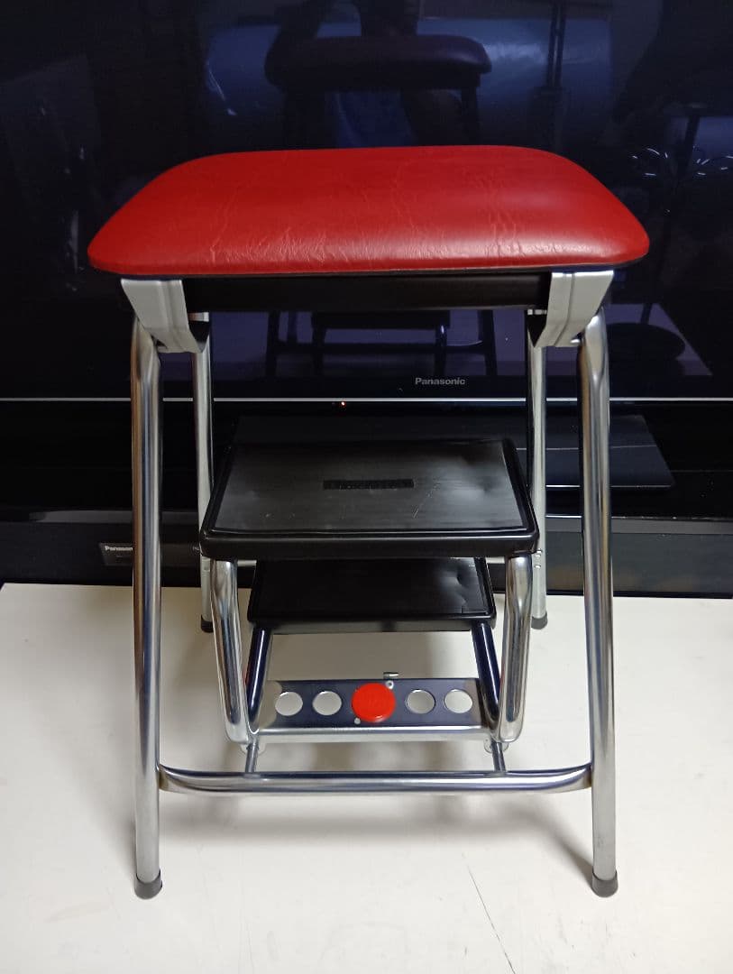 レア　1970's　ドイツ製　hailo　インダストリアル　ステッパー　スツール