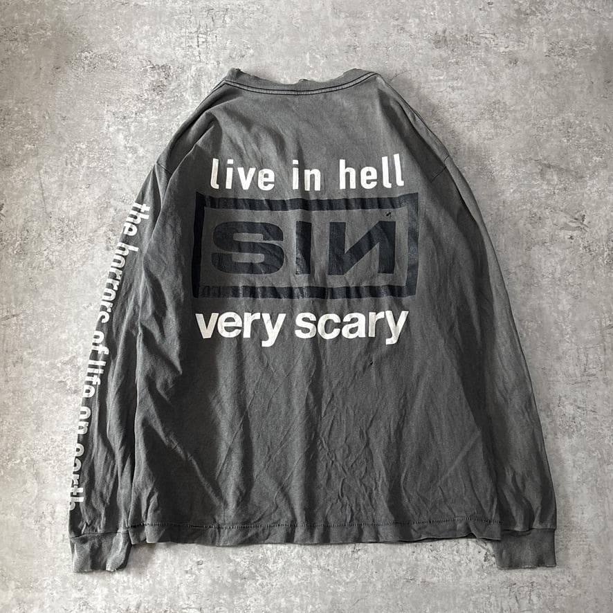 極美品 セントマイケル SIN LS TEE 長袖 Tシャツ ロンT サイズ L