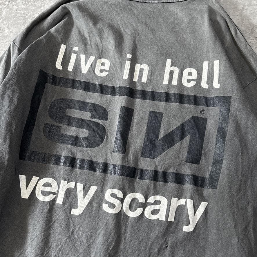 極美品 セントマイケル SIN LS TEE 長袖 Tシャツ ロンT サイズ L
