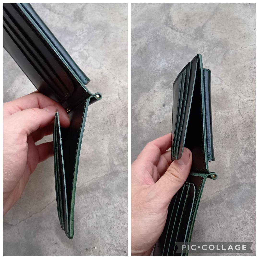 【ハンドメイド】（革の宝石）ルガトーレザーの小銭入れ付きマネークリップ