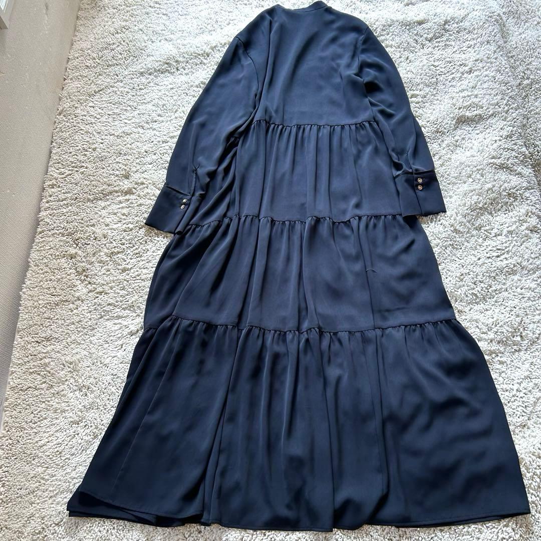 Ballsey ボールジィ ティアードフリルマキシ ロングワンピース Aライン