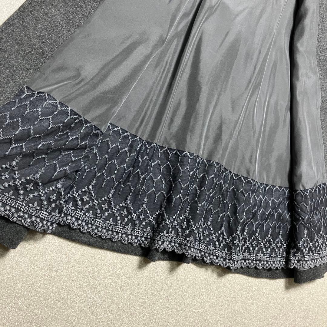 【美品✨ カシミヤ100%】Foxeyロングコート 裏地レース フォクシー