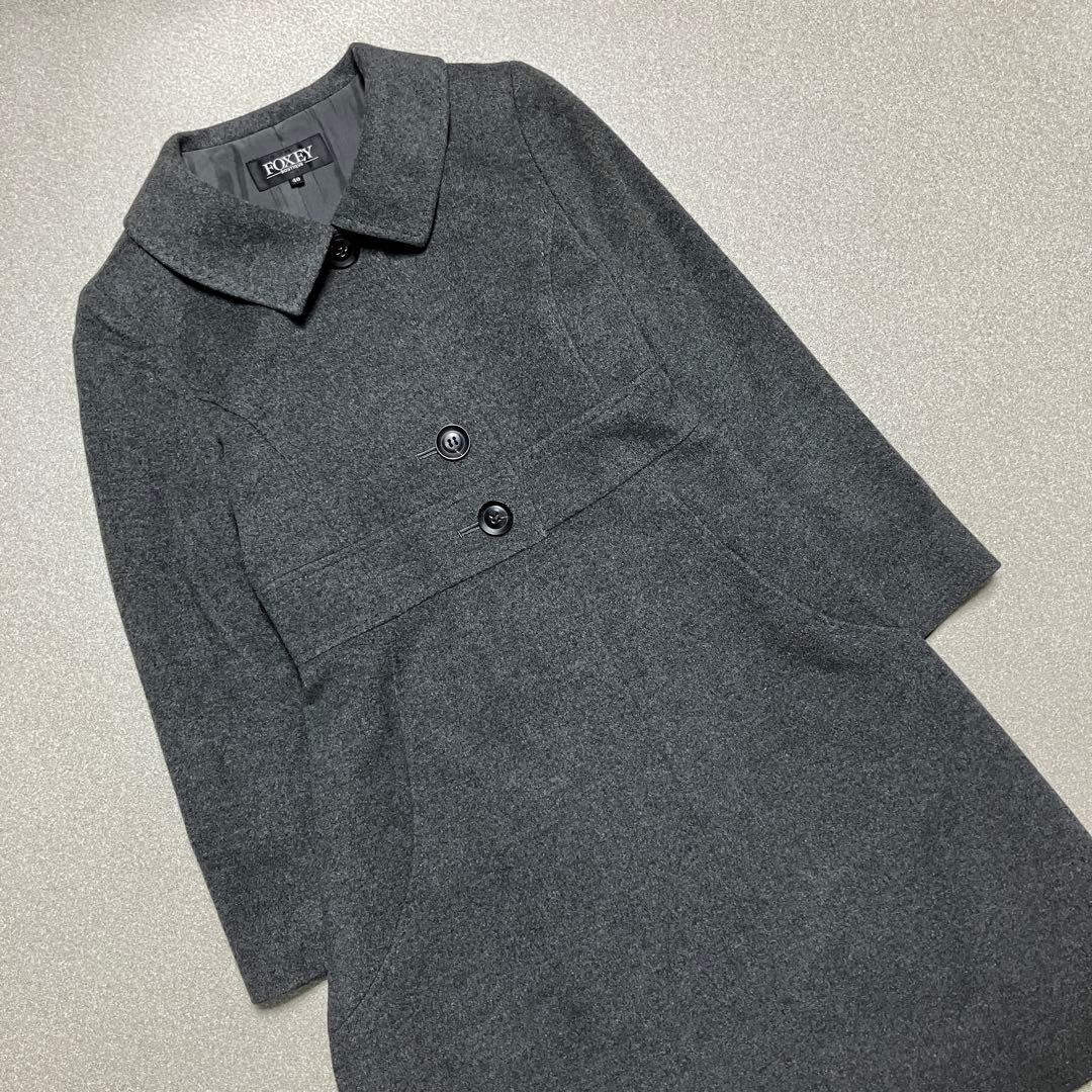 【美品✨ カシミヤ100%】Foxeyロングコート 裏地レース フォクシー