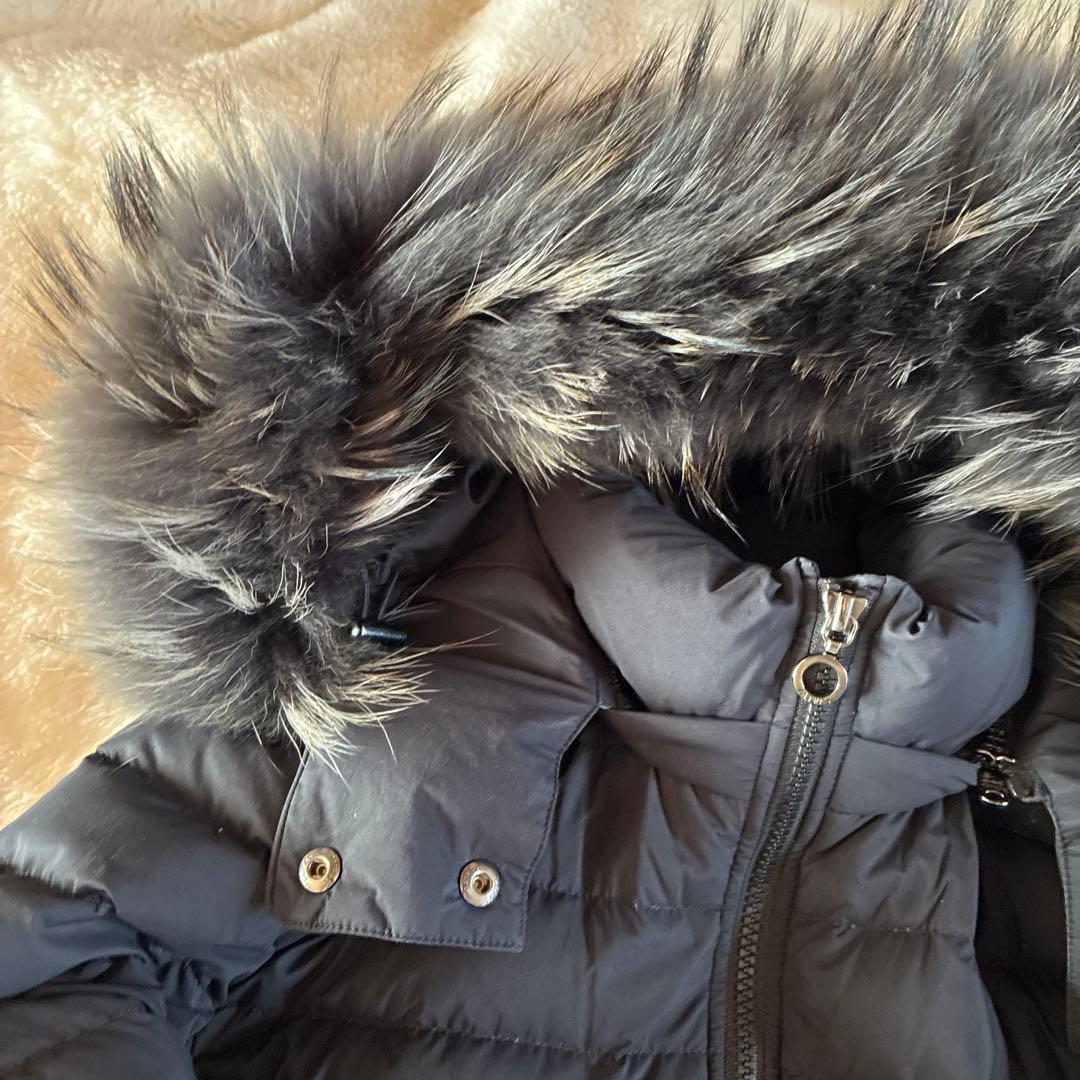 TATRAS ヴァレナブラック ダウンジャケット ファー付き