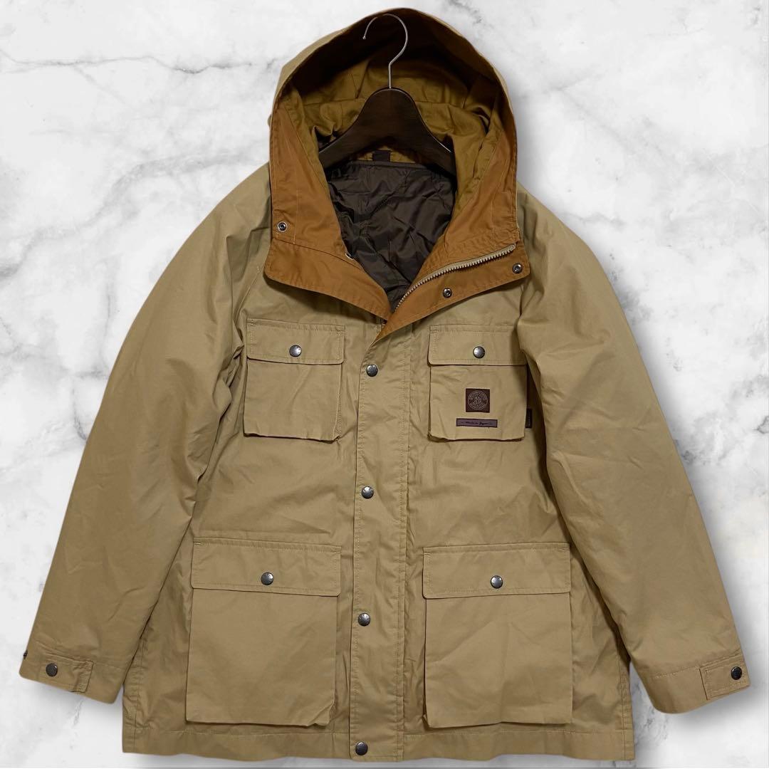 PAPAS PLUS 現行 ドライタッチ 3WAYアノラックフーデッドジャケット