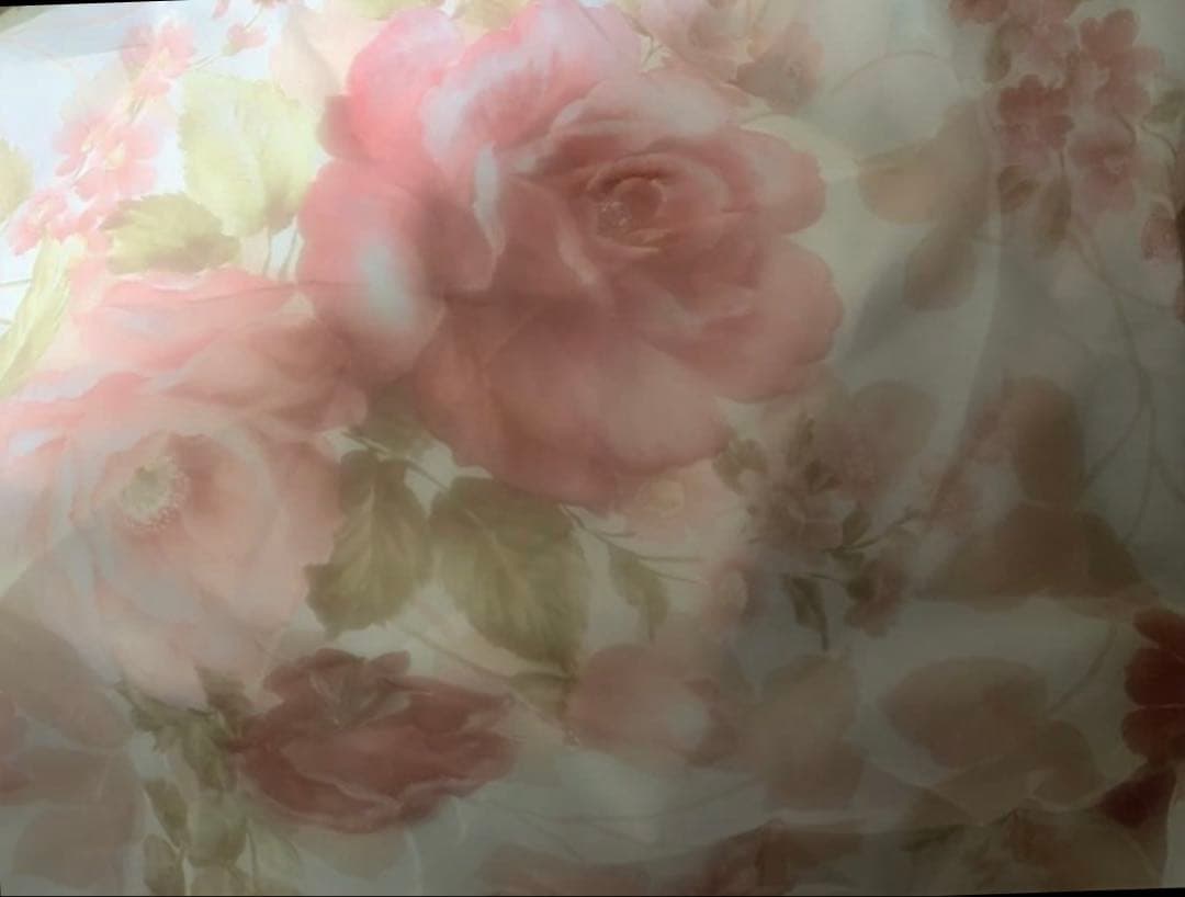 1級防炎遮光カーテン&バラ柄レースカーテン160×200 2組ずつ