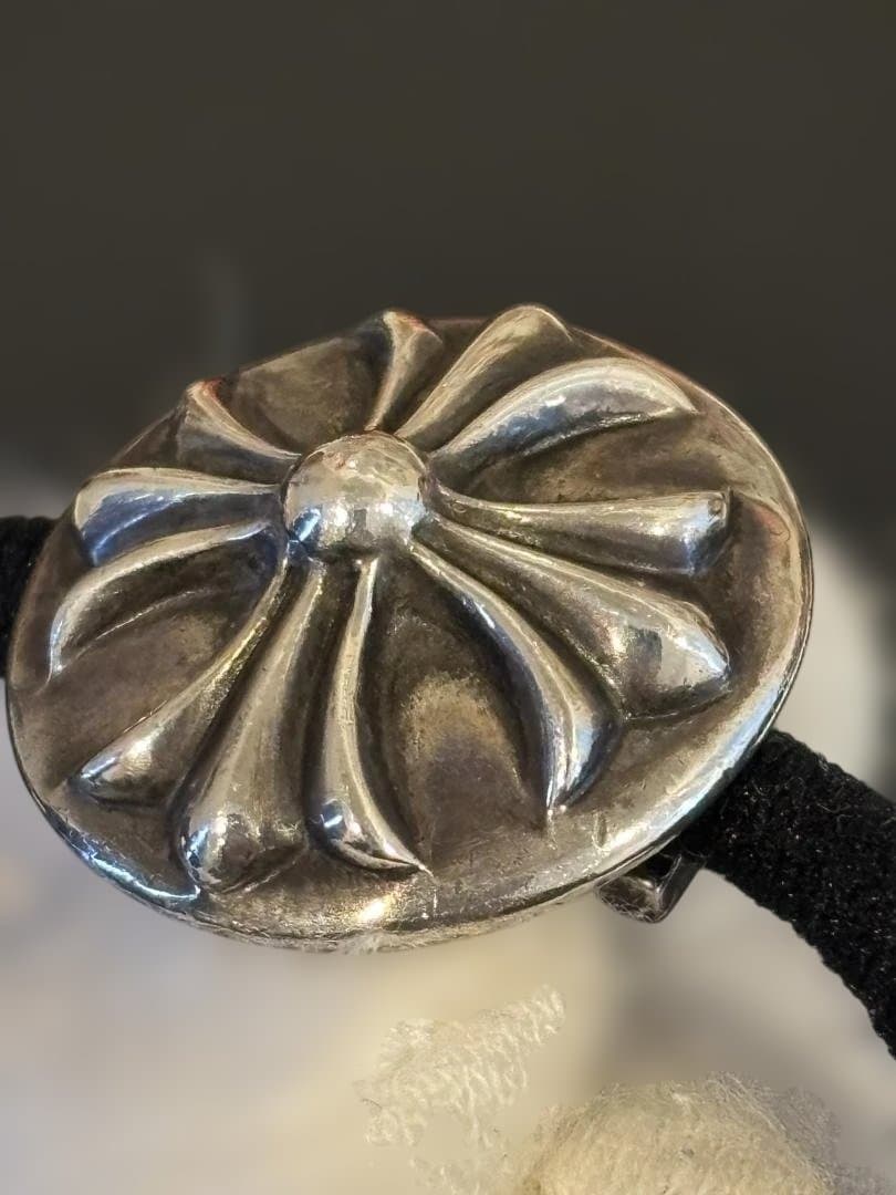 YYY様　クロムハーツ クロスボール ボタン ヘアゴム　コンチョ ブレスレット