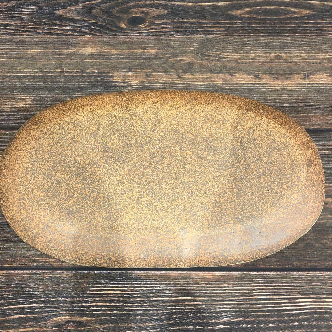 値下げ　新品未使用　藤森ちかこ　オーバル皿