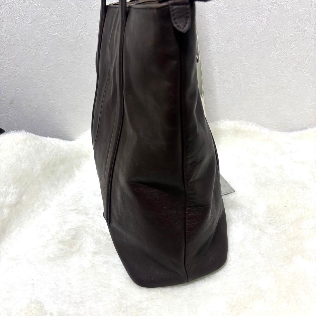 【希少】アルフレッドバニスター トートバッグ レザー ブラウン 肩掛け 大容量