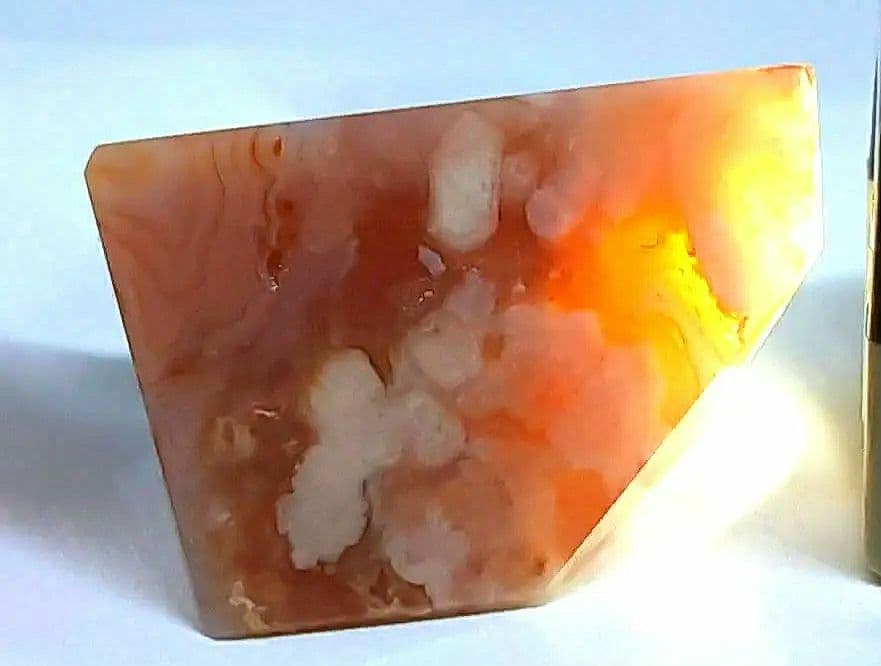 高品質　桜めのう カーネリアン　共生　フリーフォーム　浄化　癒し