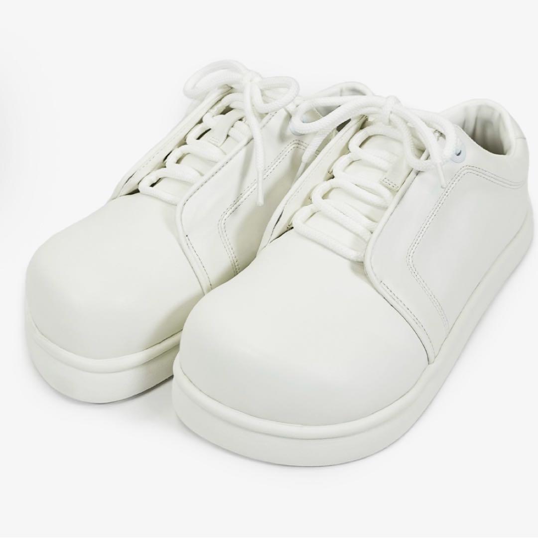 Racbaki ラクバキ コートスニーカー ホワイト/ホワイト 24