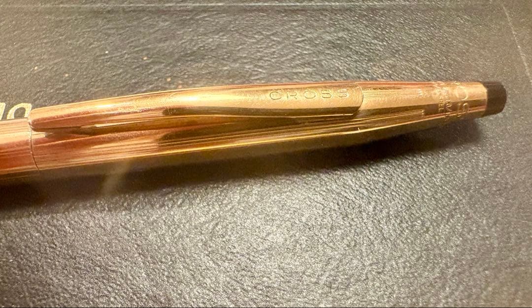 CROSS 14K 金張り ボールペン 専用ケース付