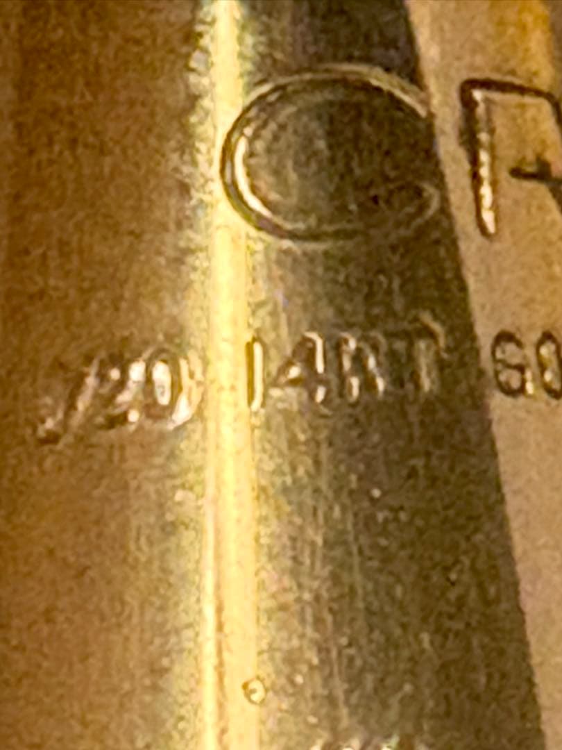 CROSS 14K 金張り ボールペン 専用ケース付