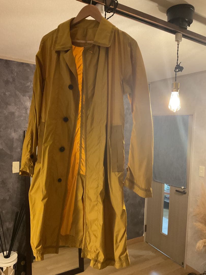 R￼AINMAKER KYOTO イエローナイロントレンチコート サイズ46