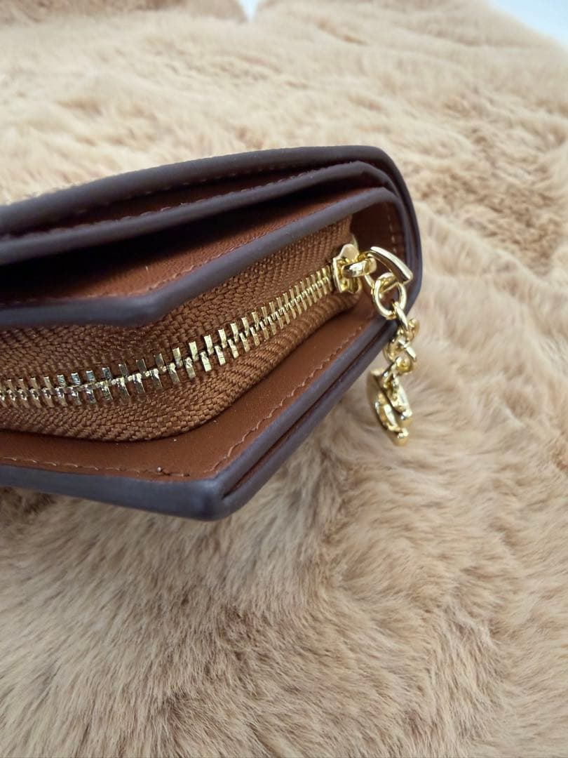 レイチェル COACH コーチ 二つ折り財布 シグネチャー 箱付き