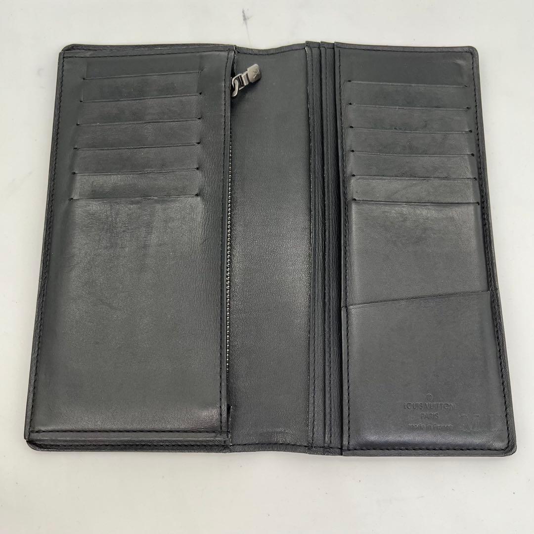 ルイヴィトン 長財布 フラップ ダミエ アンフィニ ブラザ N63010