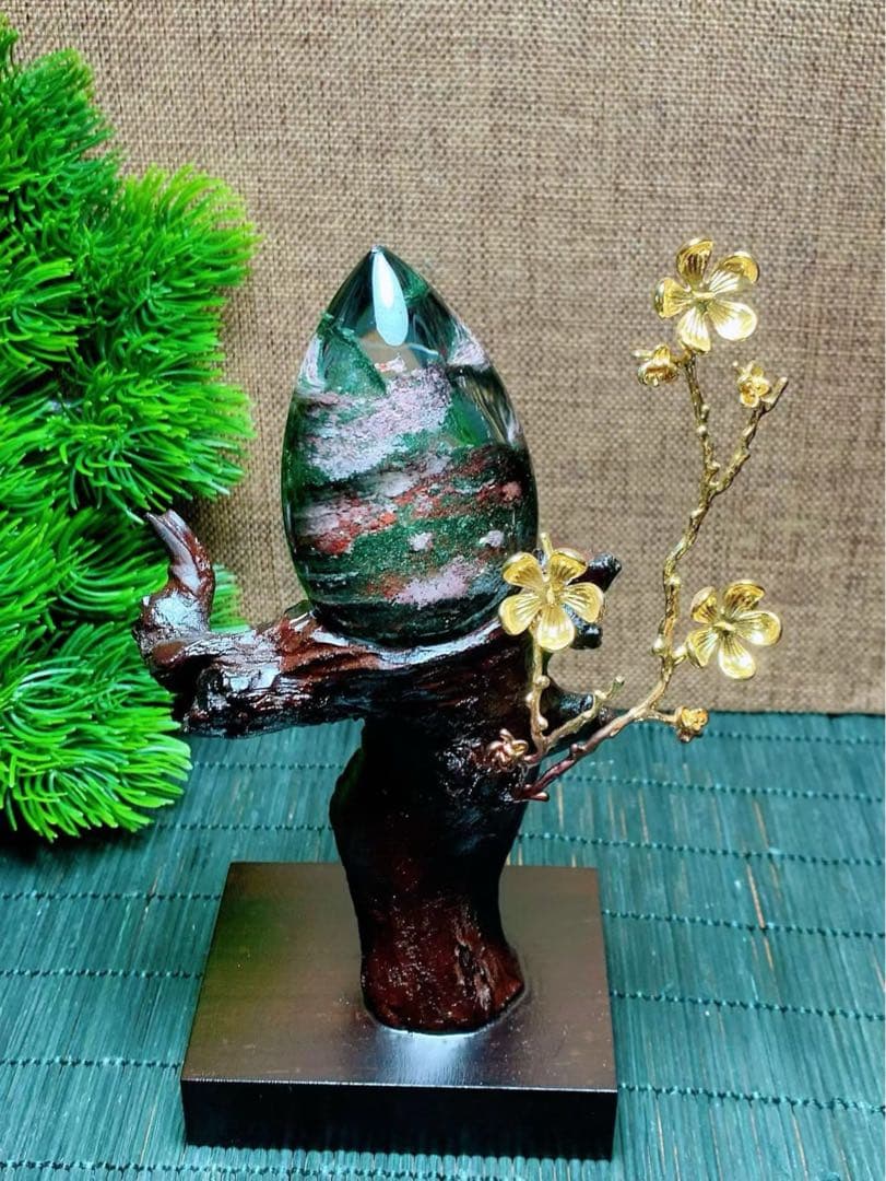 ⭐︎【極上品】天然 ガーデン クォーツ 置物 103.1g