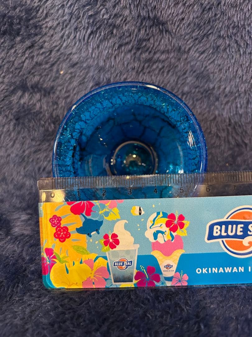 正月SALE‼️稲嶺盛吉製作琉球ガラス　ペア土紋お猪口