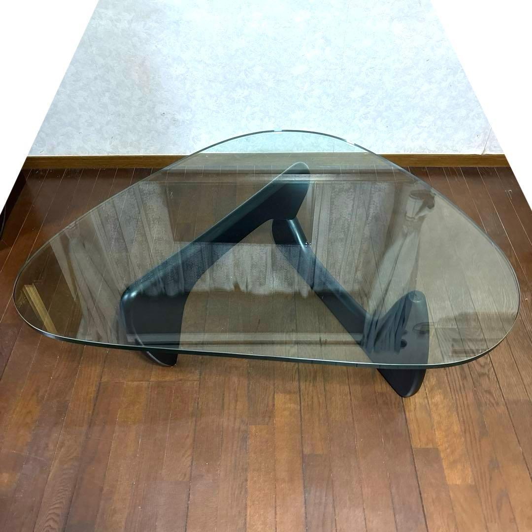【美品】※直接お渡しのみ イサムノグチ コーヒーテーブル ガラステーブル