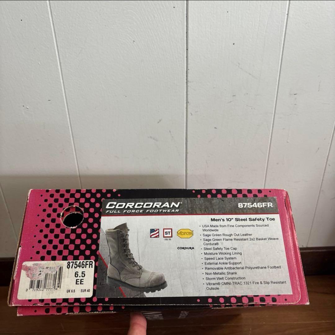 未使用品　米軍実物　CORCORAN コーコラン　ミリタリーブーツ24.5cm①