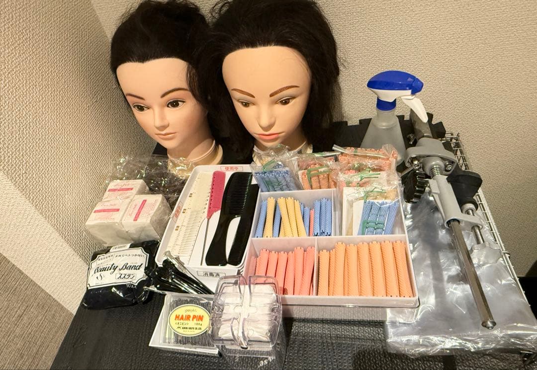 美容師国家試験　ワインディング・オールウェーブ　セット