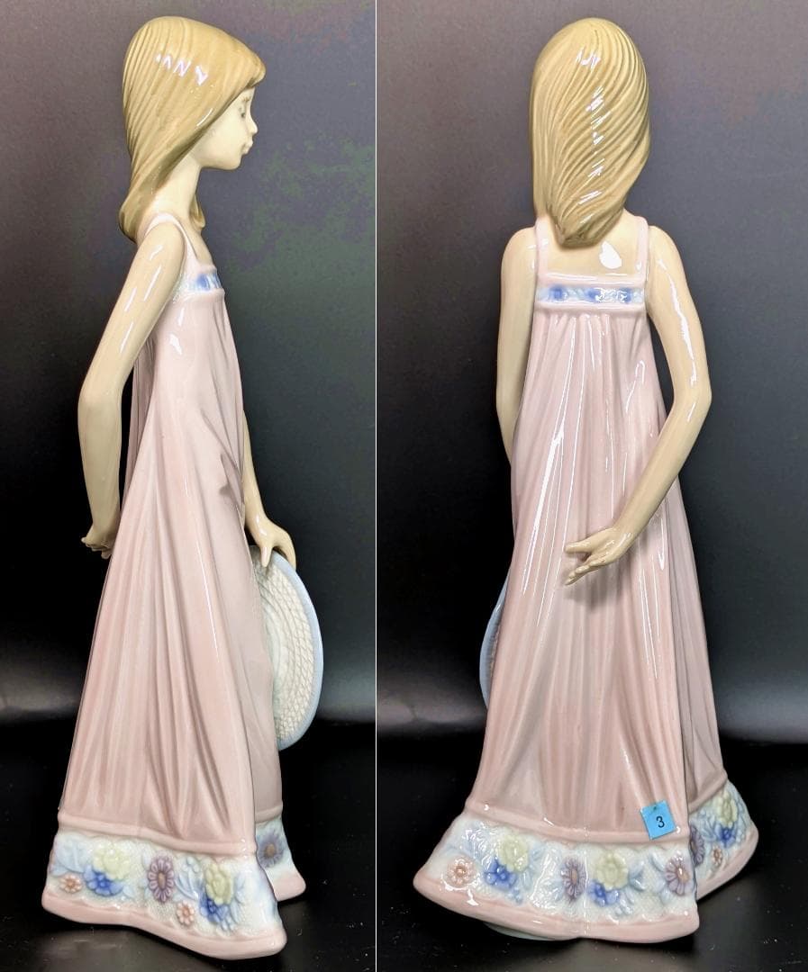 LLADRO リヤドロ●夏の陽ざし 少女サラ 5647●フィギュリン 置物 陶器