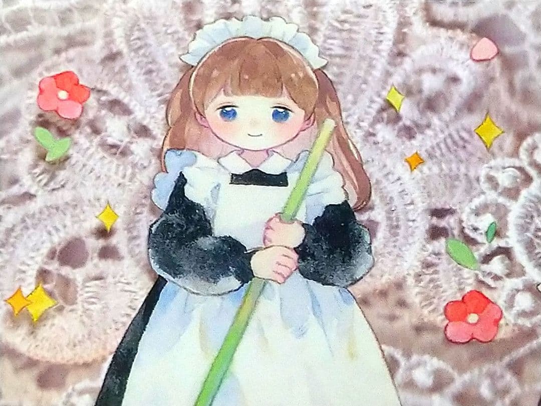 SALE✩J324＃职日晨塔(PET)吾心切り売り海外人物マステ女の子苜暖