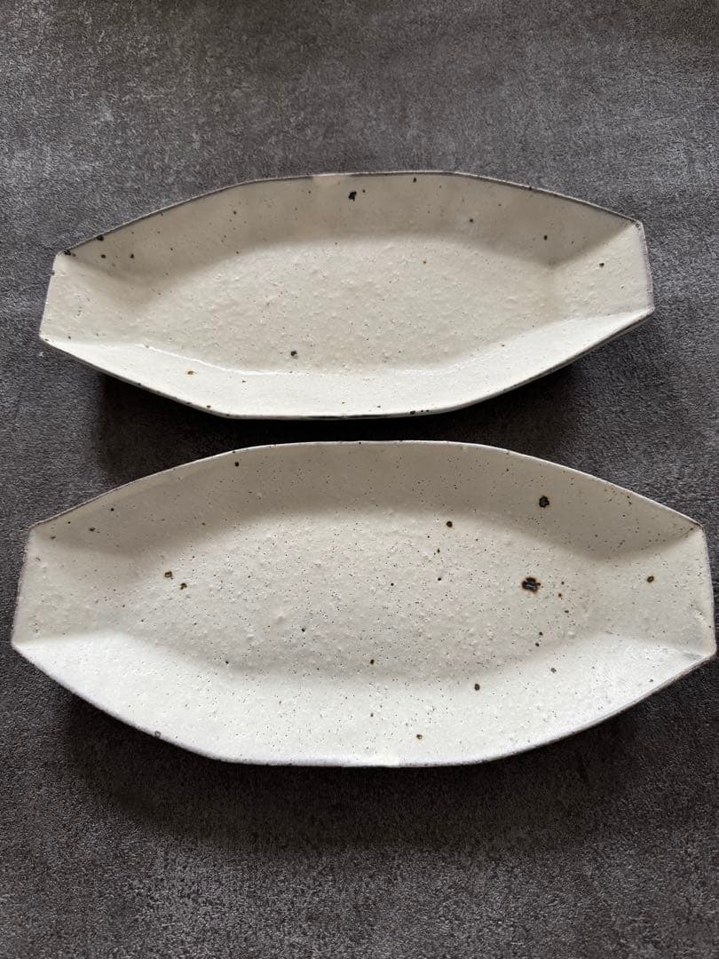 器のしごと(信楽) 村上　直子 shiro moegi Fune（大）２枚セット