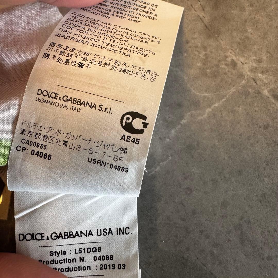 花柄半袖フレアワンピース